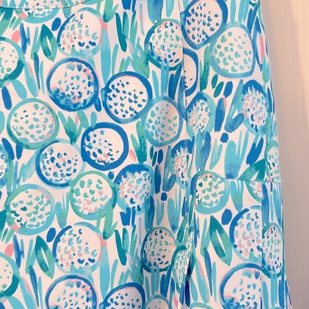 Women Lillie Green Performance Polyester & Spandex Golf Skort Size Large - Picture 4 of 8